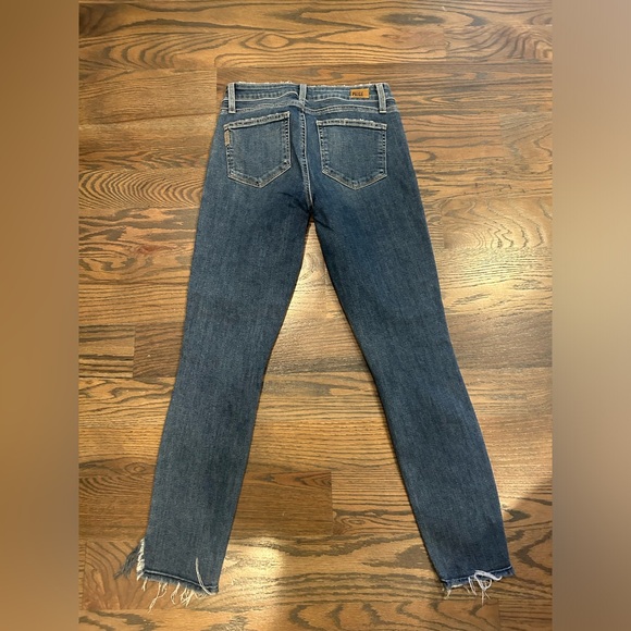 PAIGE Verdugo Ankle Distressed Jeans 27 - Picture 4 of 6